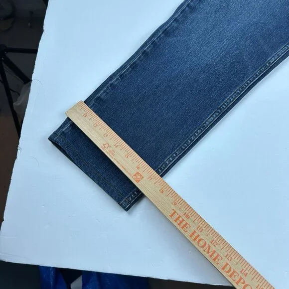 Y2K Levi's 569 Jeans Denim Pants Loose Straight Size 42x32 Dark Wash NWT Baggy - Picture 8 of 16